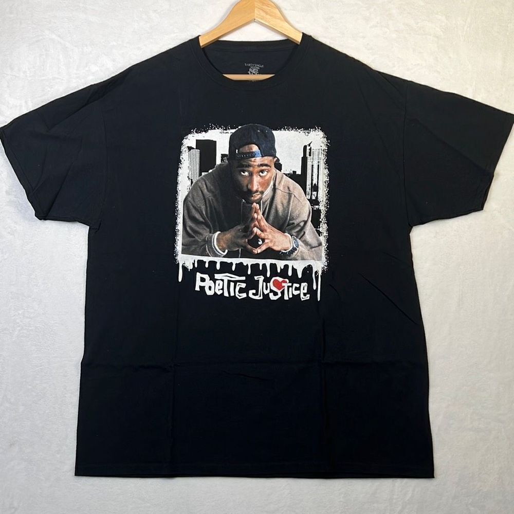 Tupac poetic justice T-shirt-Men Large